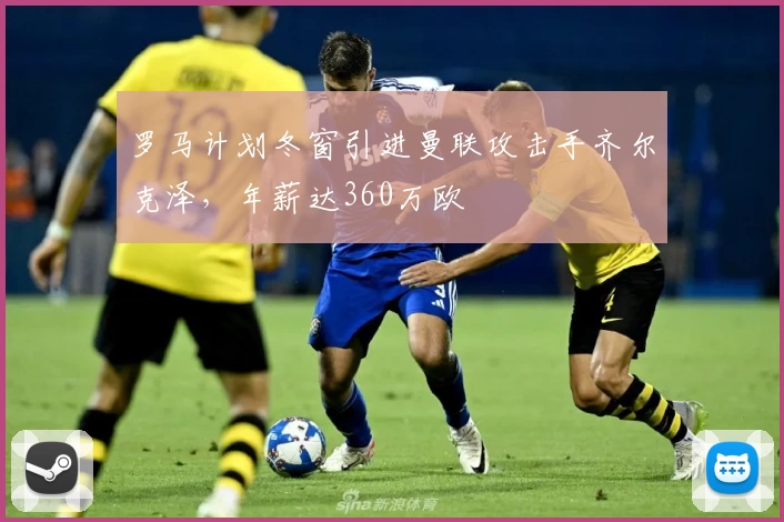 罗马计划冬窗引进曼联攻击手齐尔克泽，年薪达360万欧